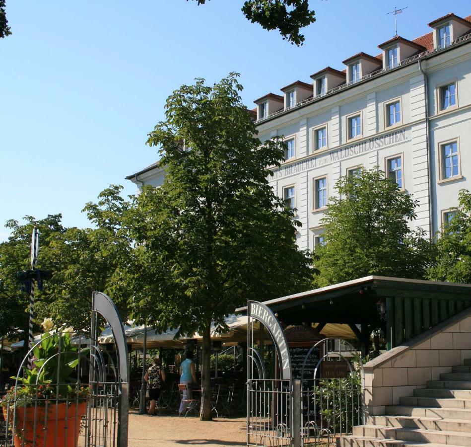 Hotel Am Waldschloesschen - Brauhaus Dresda Exterior foto